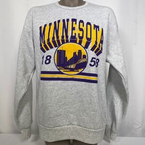 Minnesota Vikings NFL Where Im From Grey Sweatshirt Women's SMALL NWT